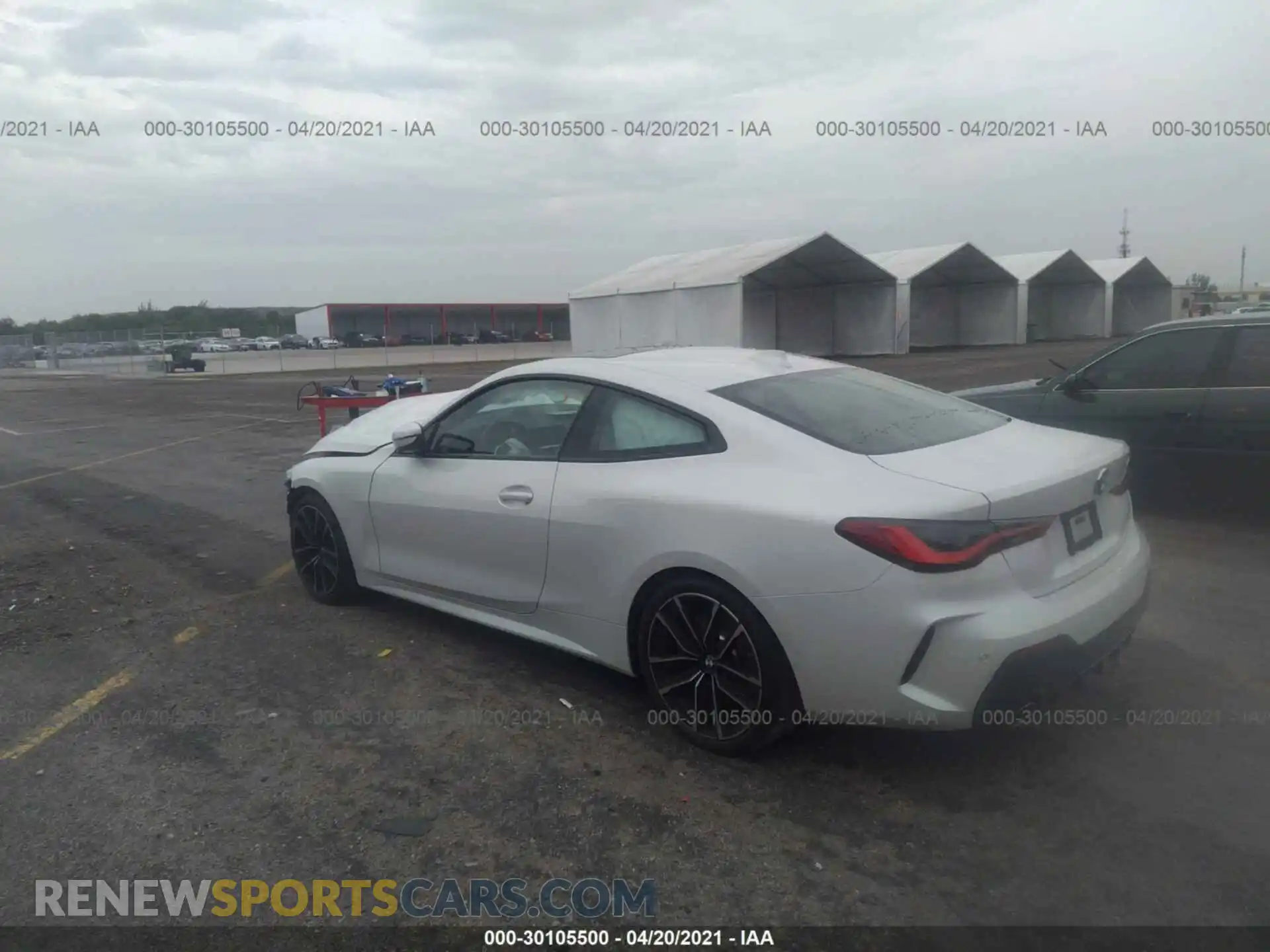 3 Photograph of a damaged car WBA53AP08MCG09480 BMW 4 SERIES 2021