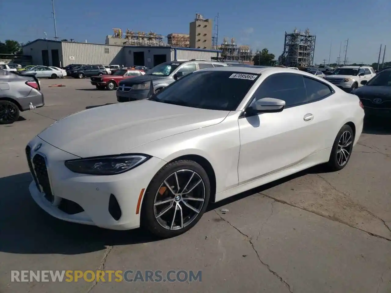 1 Photograph of a damaged car WBA53AP0XMCG30119 BMW 4 SERIES 2021