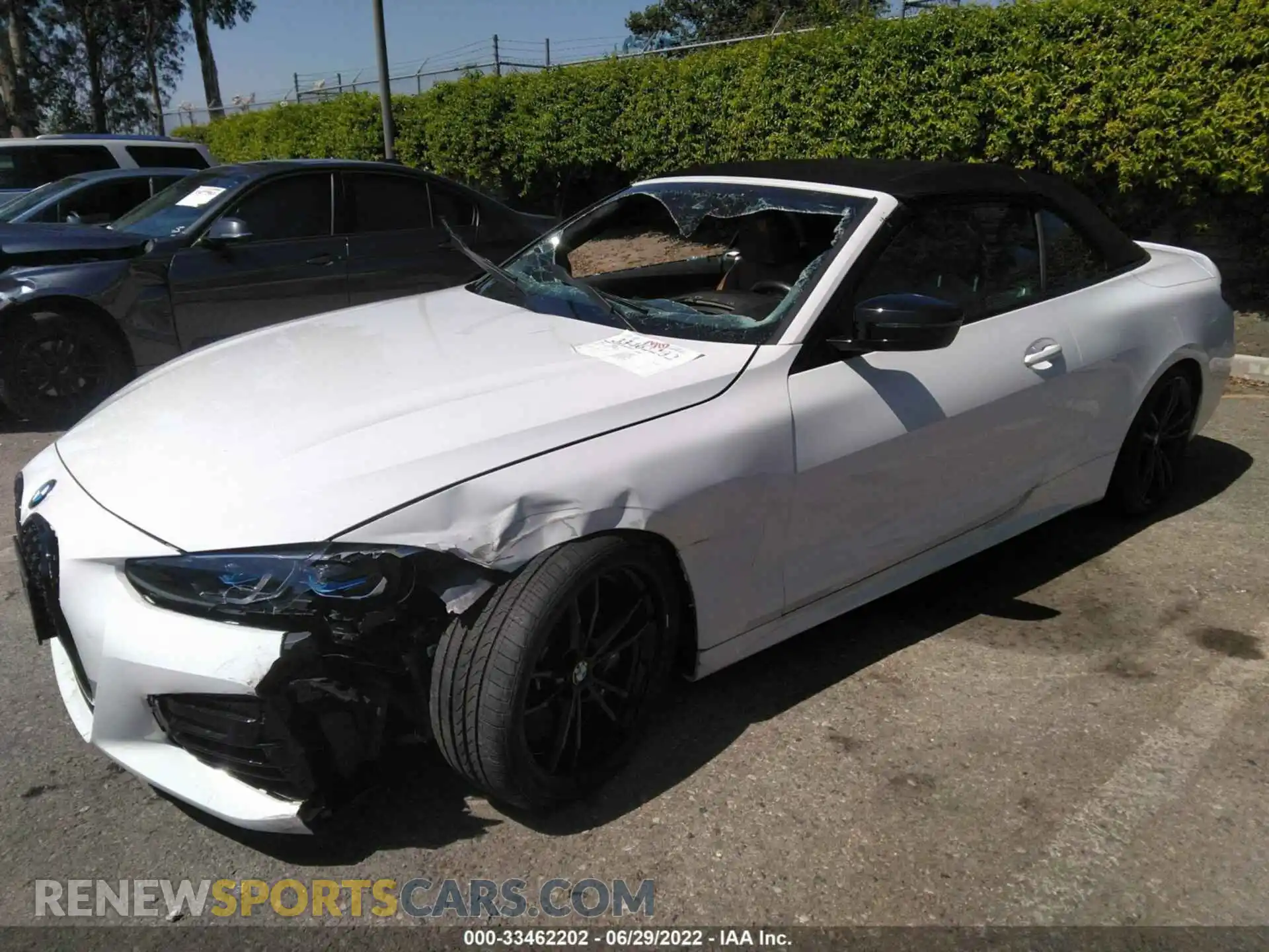 2 Photograph of a damaged car WBA53AT0XMCH46314 BMW 4 SERIES 2021