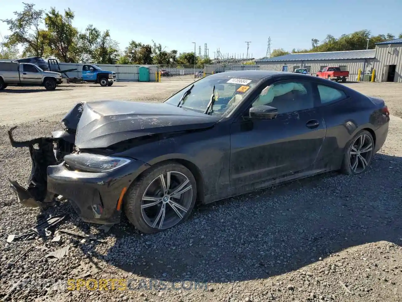 1 Photograph of a damaged car WBA73AP03MCF74596 BMW 4 SERIES 2021