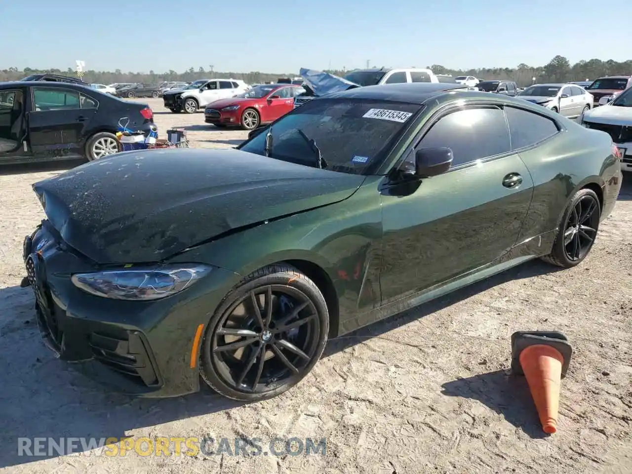 1 Photograph of a damaged car WBA73AP04MCG51086 BMW 4 SERIES 2021
