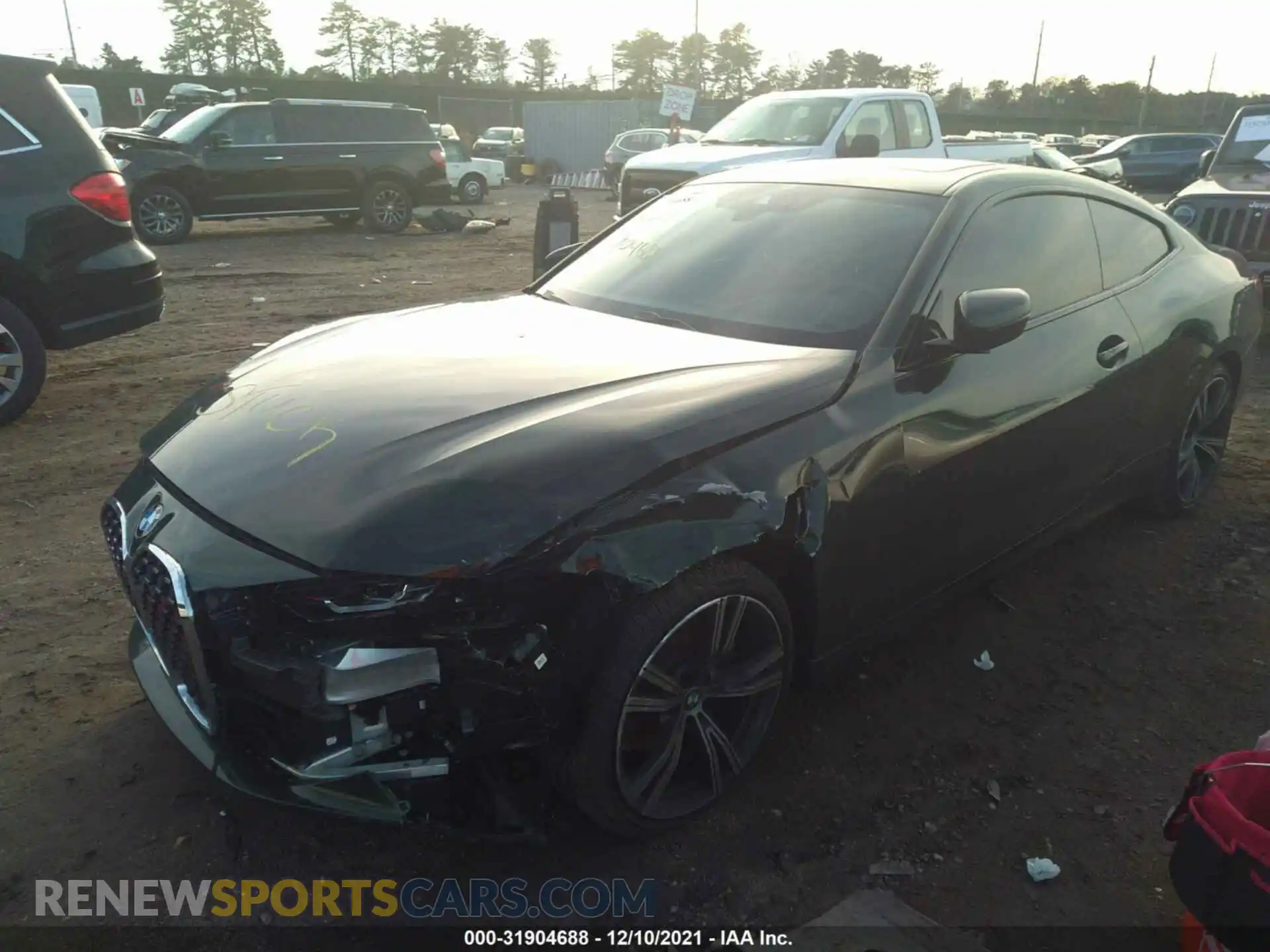 2 Photograph of a damaged car WBA73AP05MCG22728 BMW 4 SERIES 2021