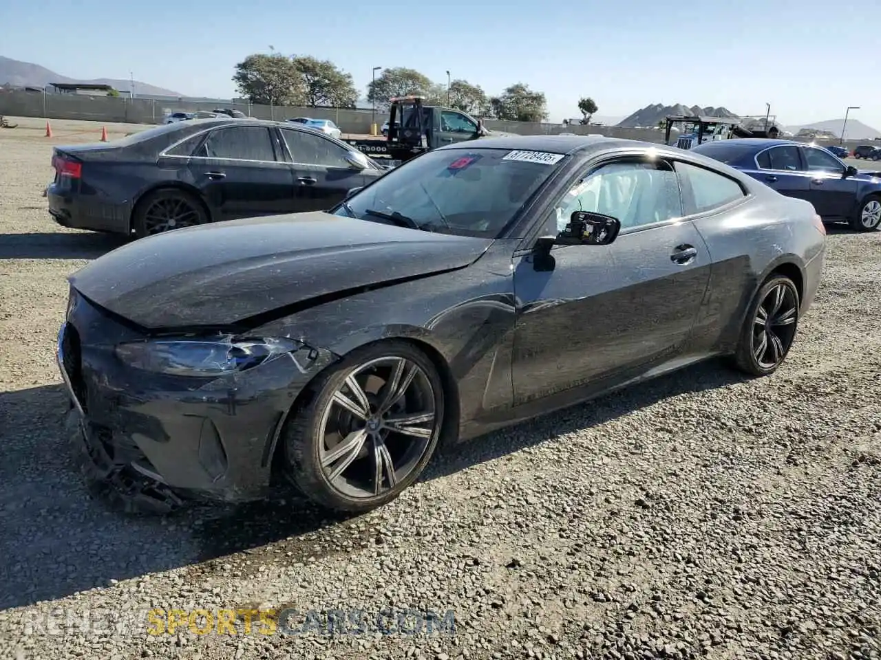 1 Photograph of a damaged car WBA73AP06MCE94743 BMW 4 SERIES 2021