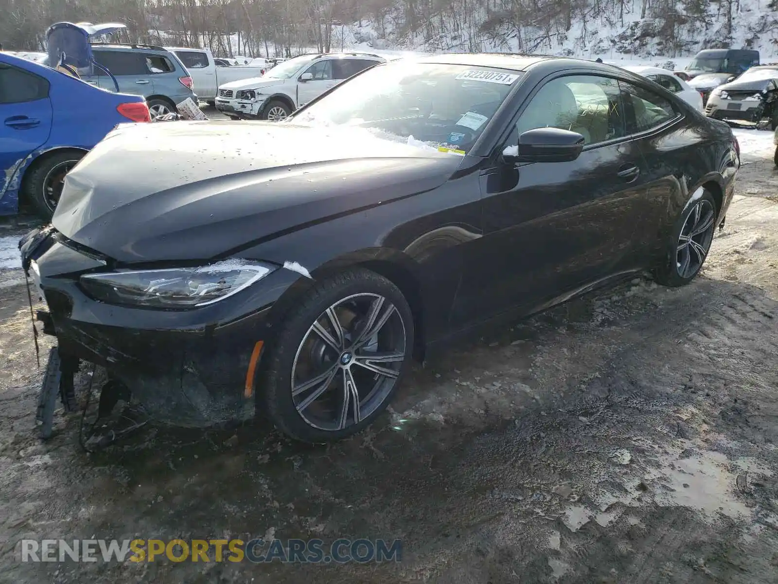 2 Photograph of a damaged car WBA73AP06MCF70946 BMW 4 SERIES 2021