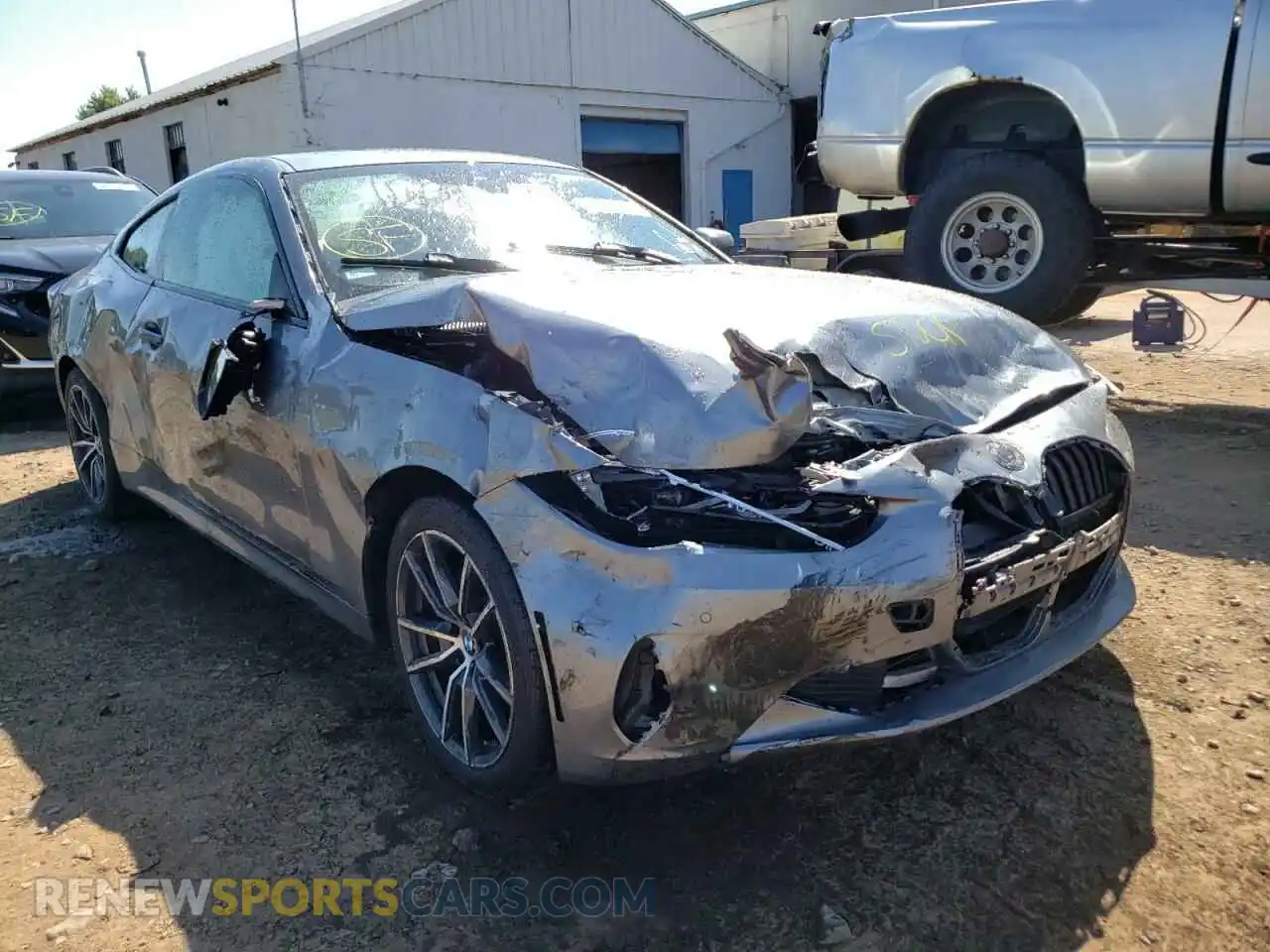 1 Photograph of a damaged car WBA73AP06MCF81915 BMW 4 SERIES 2021