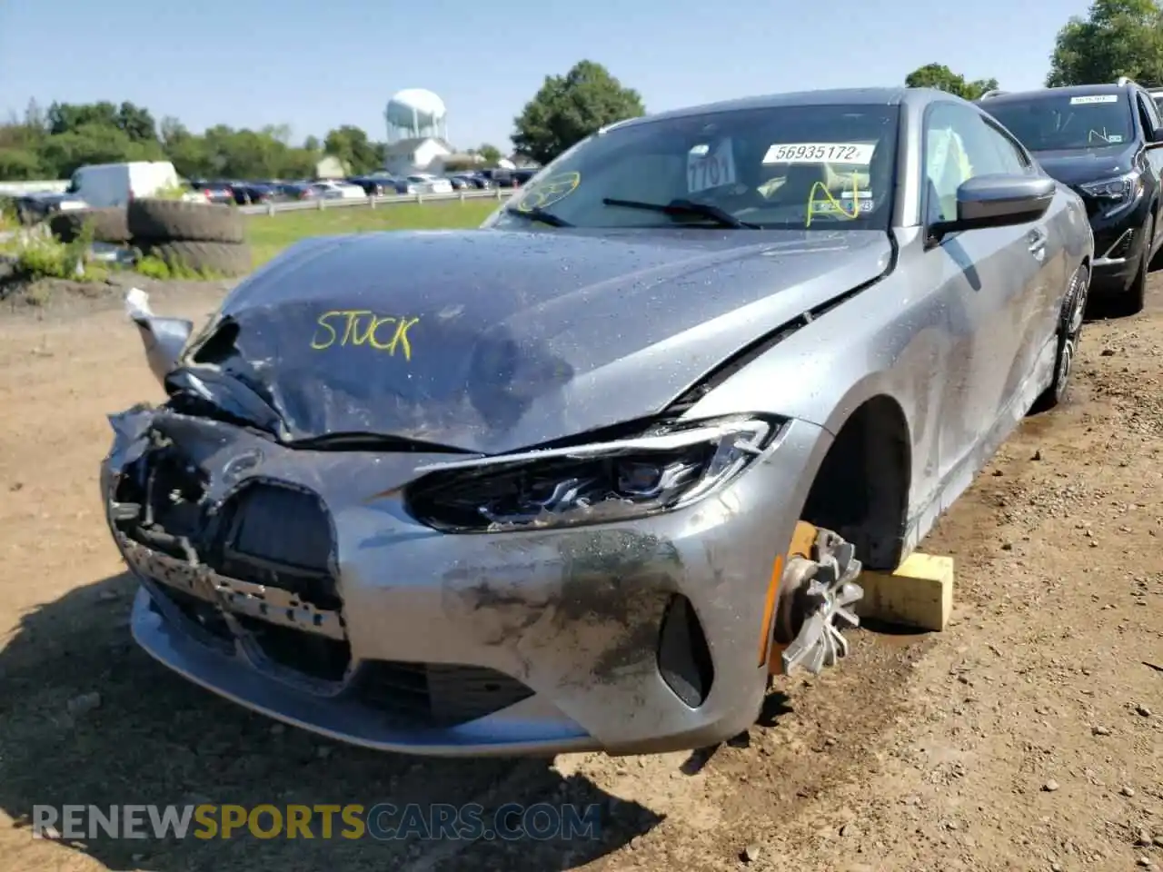 2 Photograph of a damaged car WBA73AP06MCF81915 BMW 4 SERIES 2021