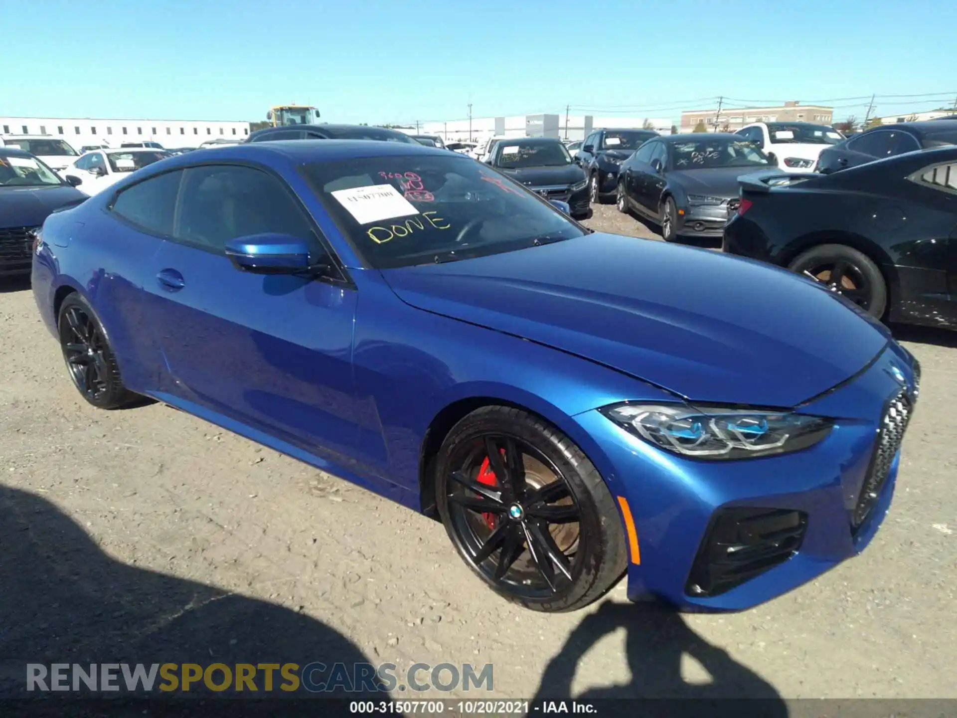 1 Photograph of a damaged car WBA73AP08MCE72646 BMW 4 SERIES 2021