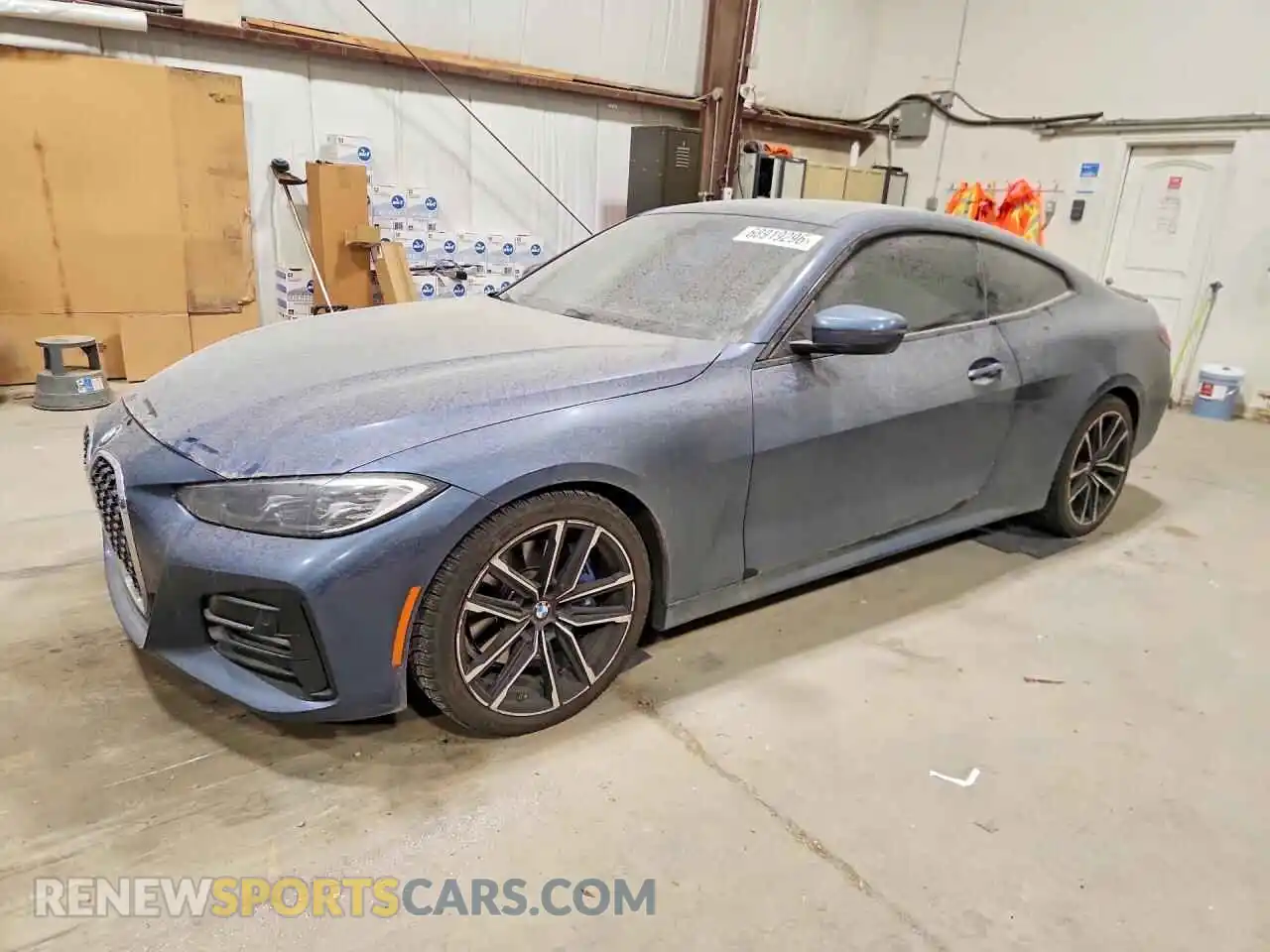 1 Photograph of a damaged car WBA73AP0XMCF10670 BMW 4 SERIES 2021