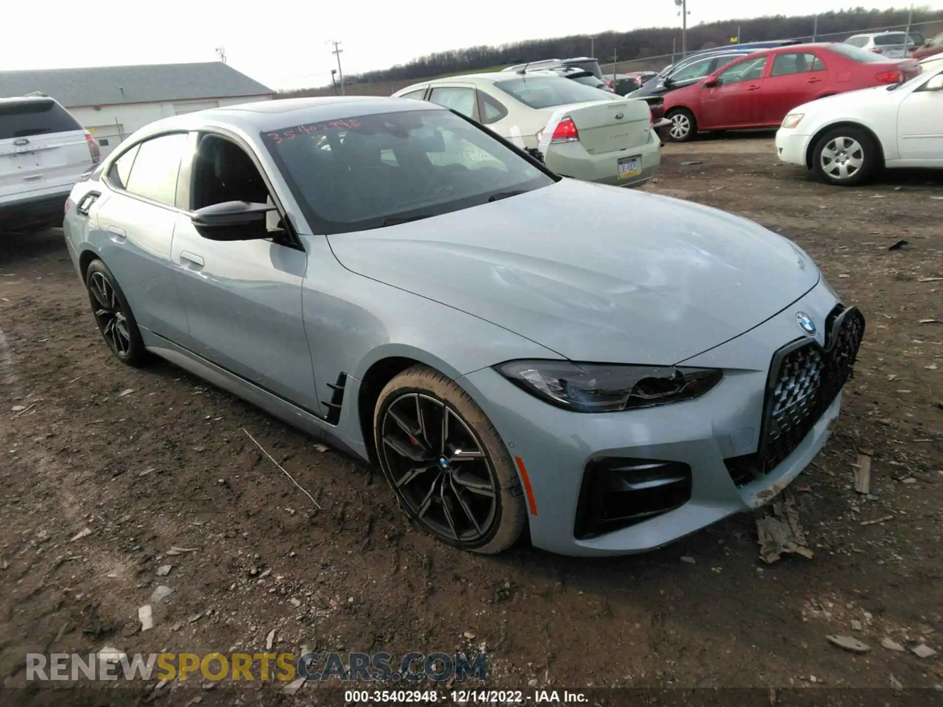 1 fotografías del automóvil dañado WBA13AW00NFM01770 BMW 4 SERIES 2022