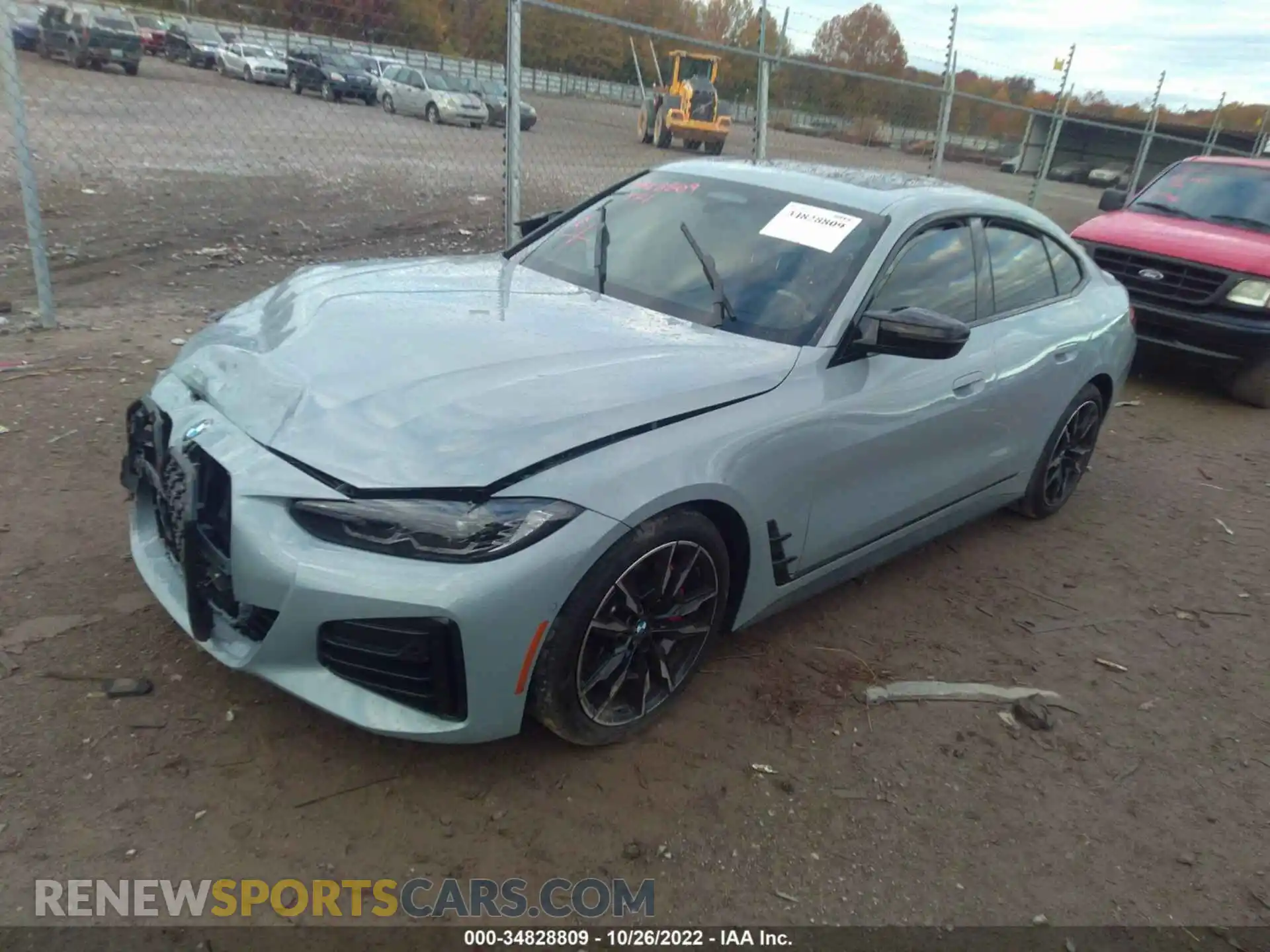 2 Фотография поврежденного автомобиля WBA13AW07NFN11490 BMW 4 SERIES 2022