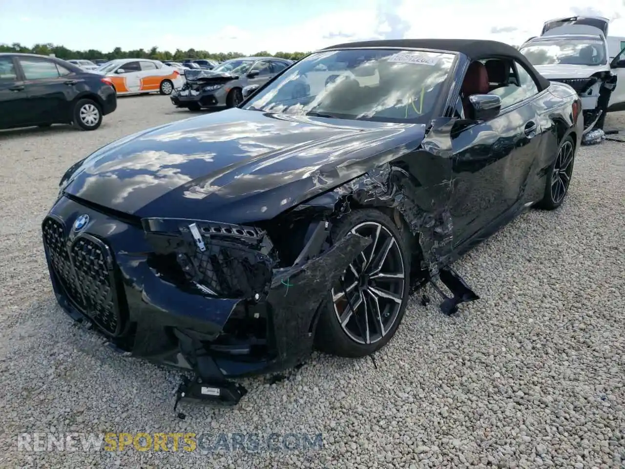 2 Фотография поврежденного автомобиля WBA23AT02NCK84591 BMW 4 SERIES 2022