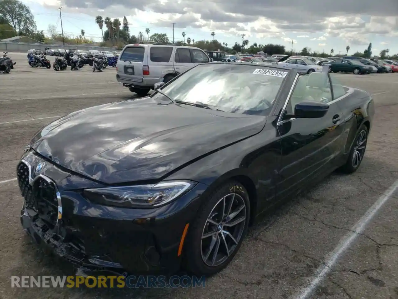 2 Photograph of a damaged car WBA43AT08NCJ02255 BMW 4 SERIES 2022