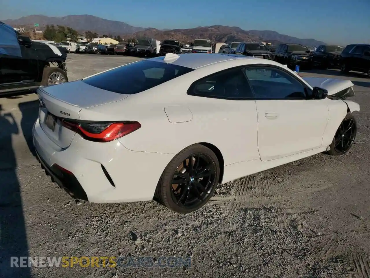 3 fotografías del automóvil dañado WBA53AP02NCK66633 BMW 4 SERIES 2022