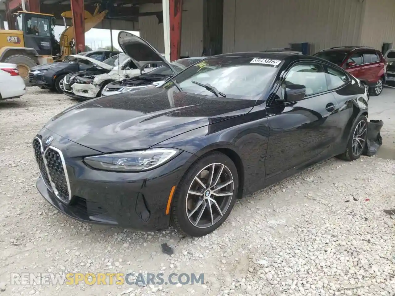 2 fotografías del automóvil dañado WBA53AP05NCH86120 BMW 4 SERIES 2022