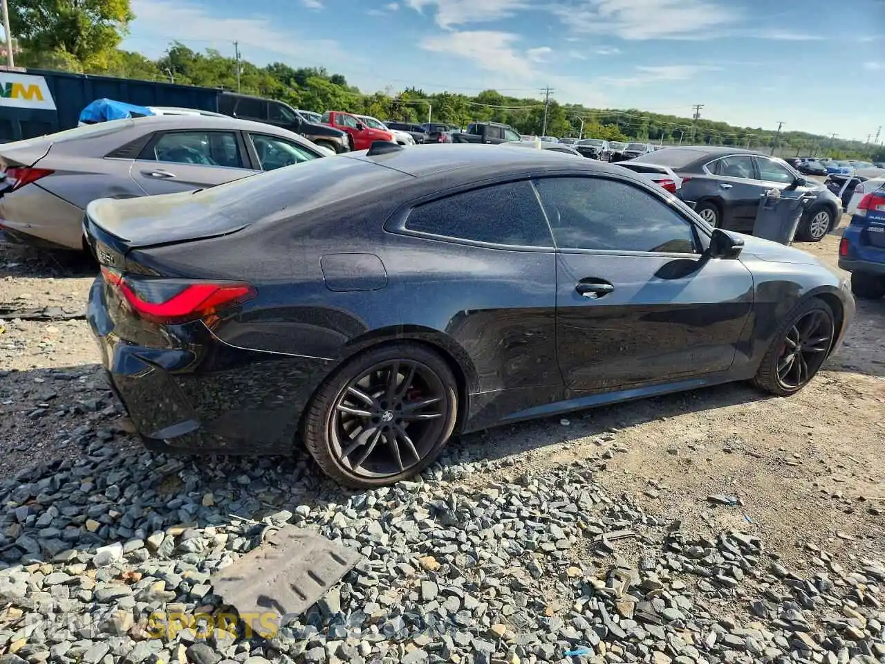 3 Photograph of a damaged car WBA53AP08NCK89236 BMW 4 SERIES 2022