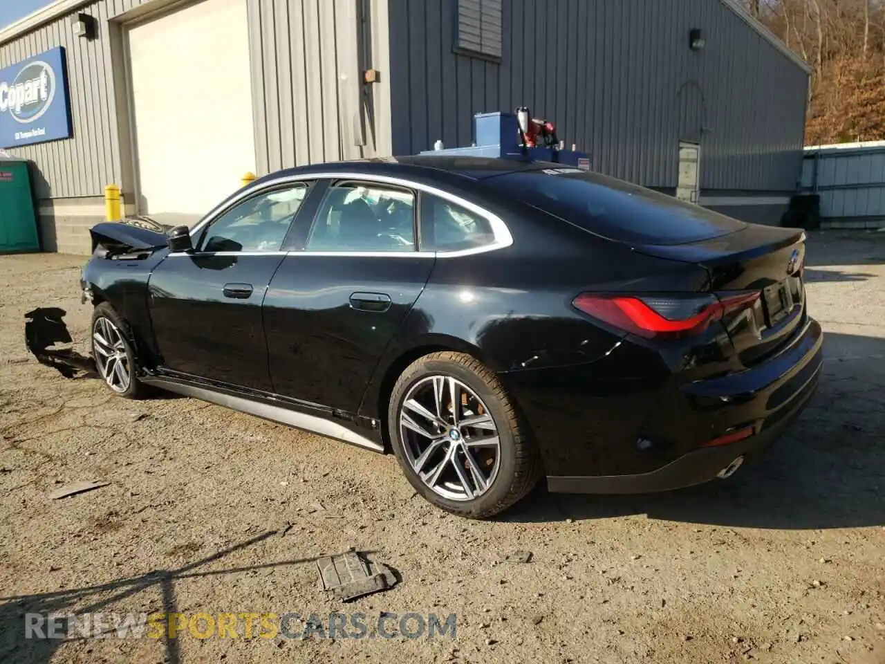 2 Фотография поврежденного автомобиля WBA63AV00NFM24022 BMW 4 SERIES 2022