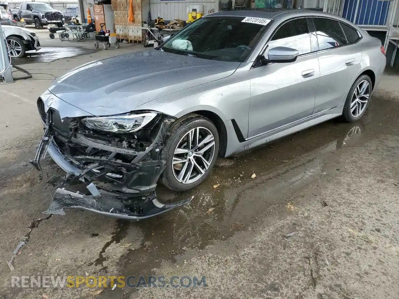 1 Photograph of a damaged car WBA63AV00NFM69588 BMW 4 SERIES 2022