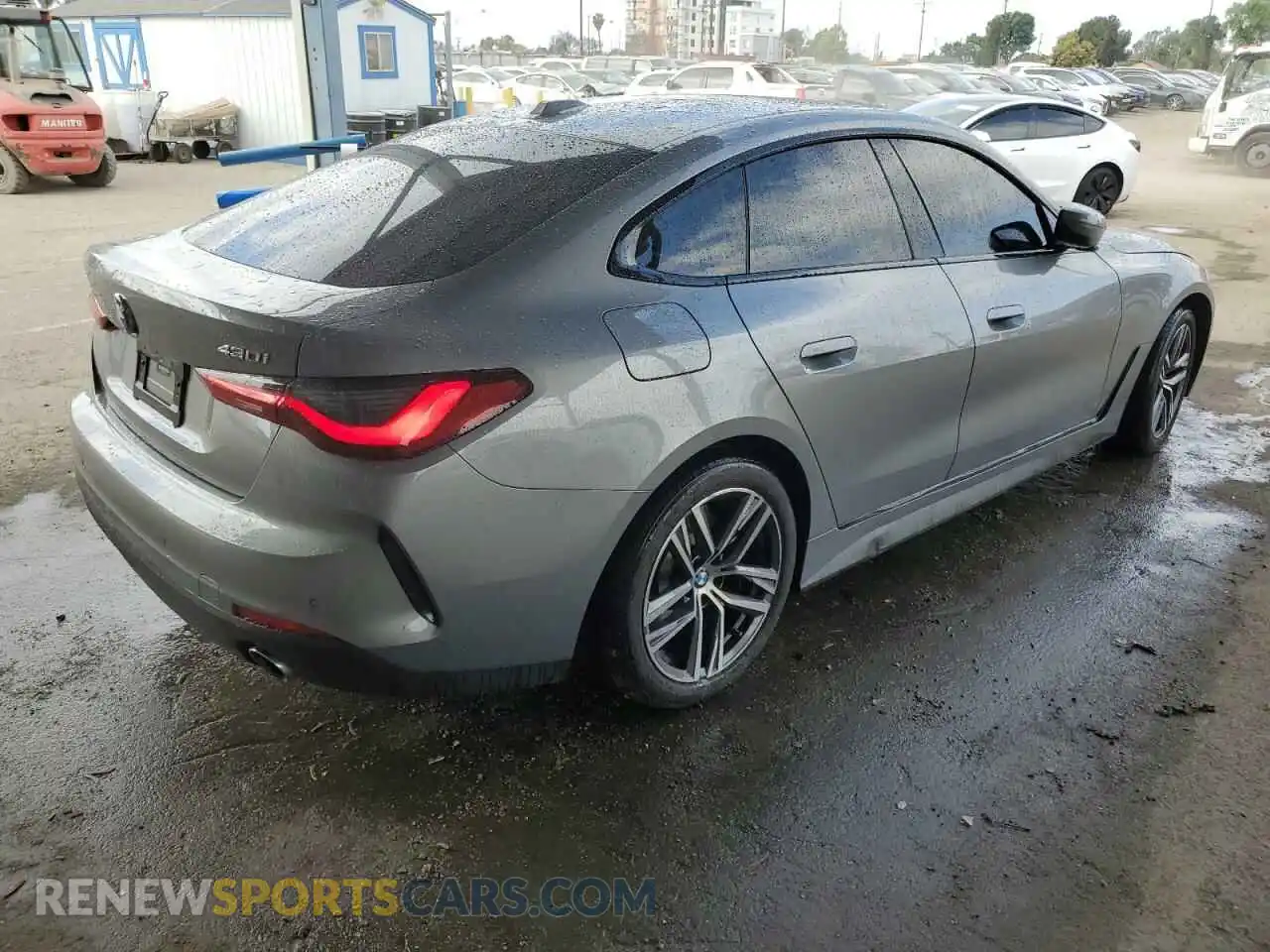 3 Photograph of a damaged car WBA63AV00NFM69588 BMW 4 SERIES 2022