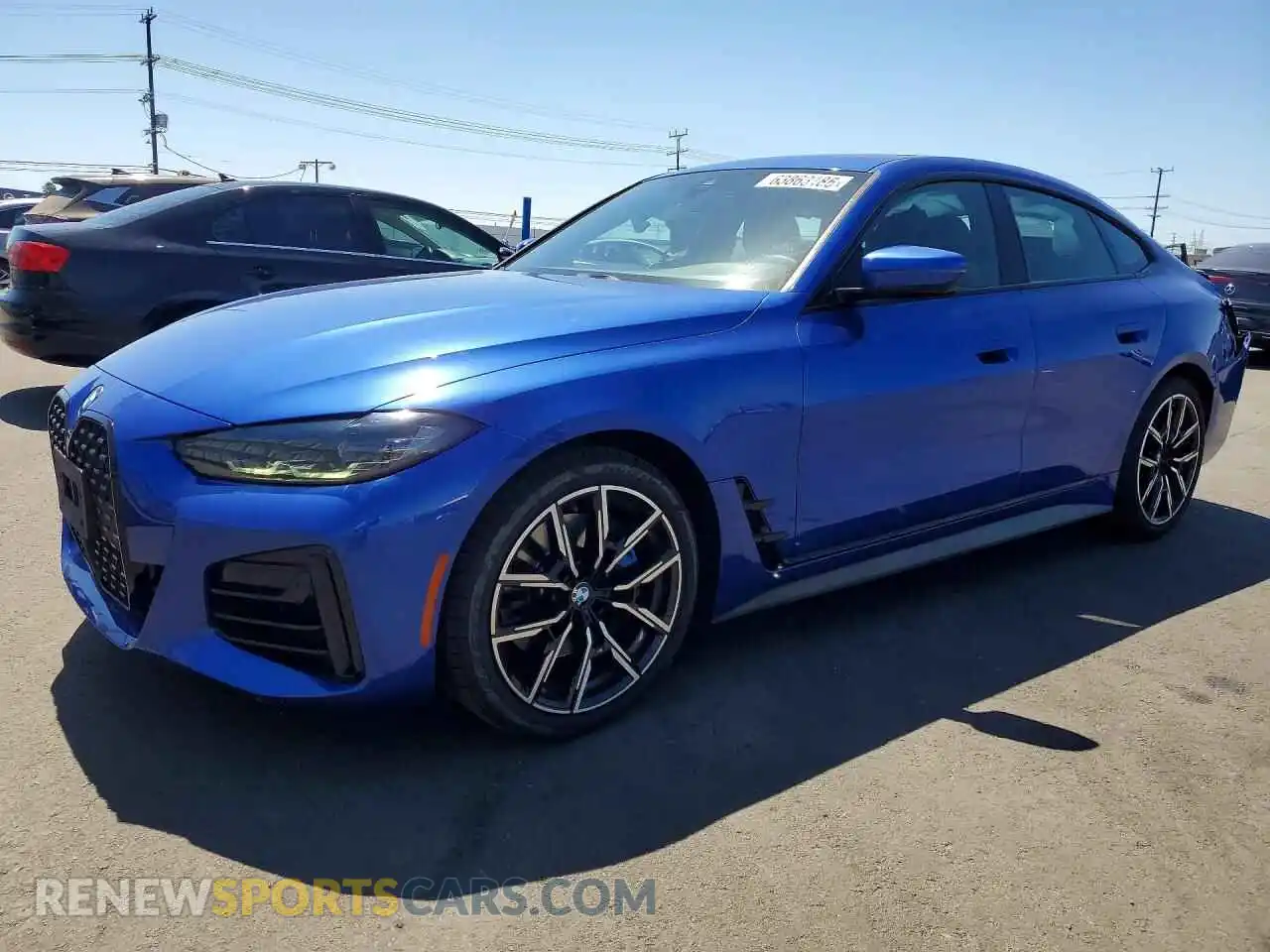 1 Photograph of a damaged car WBA63AV03NFM01690 BMW 4 SERIES 2022