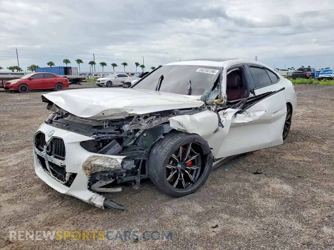 1 Photograph of a damaged car WBA63AV03NFM02631 BMW 4 SERIES 2022