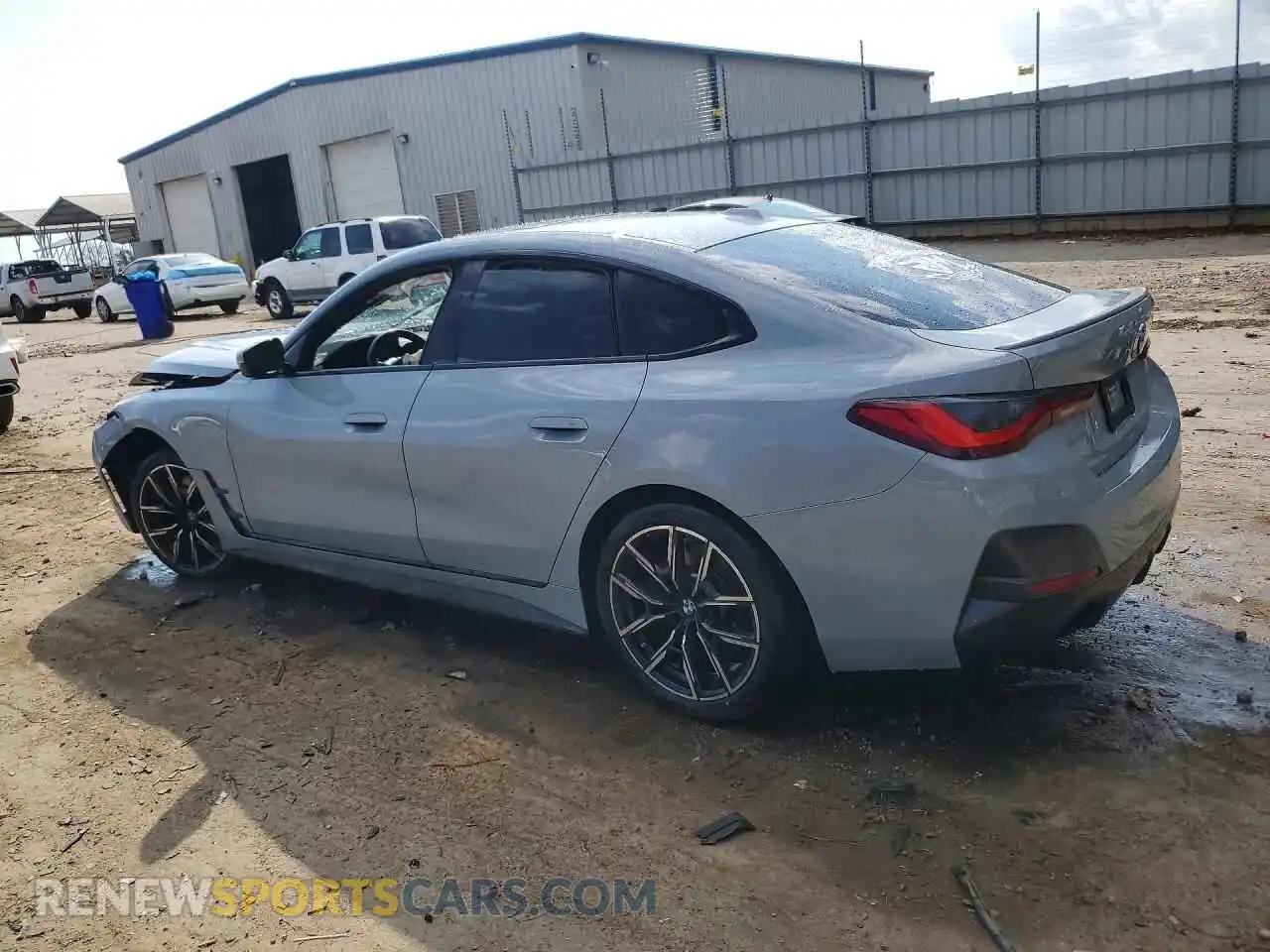 2 Фотография поврежденного автомобиля WBA63AV03NFM78284 BMW 4 SERIES 2022