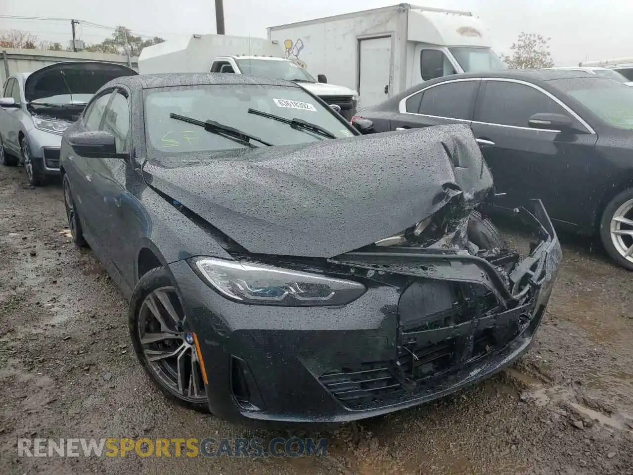 1 Photograph of a damaged car WBA63AV06NFM10786 BMW 4 SERIES 2022