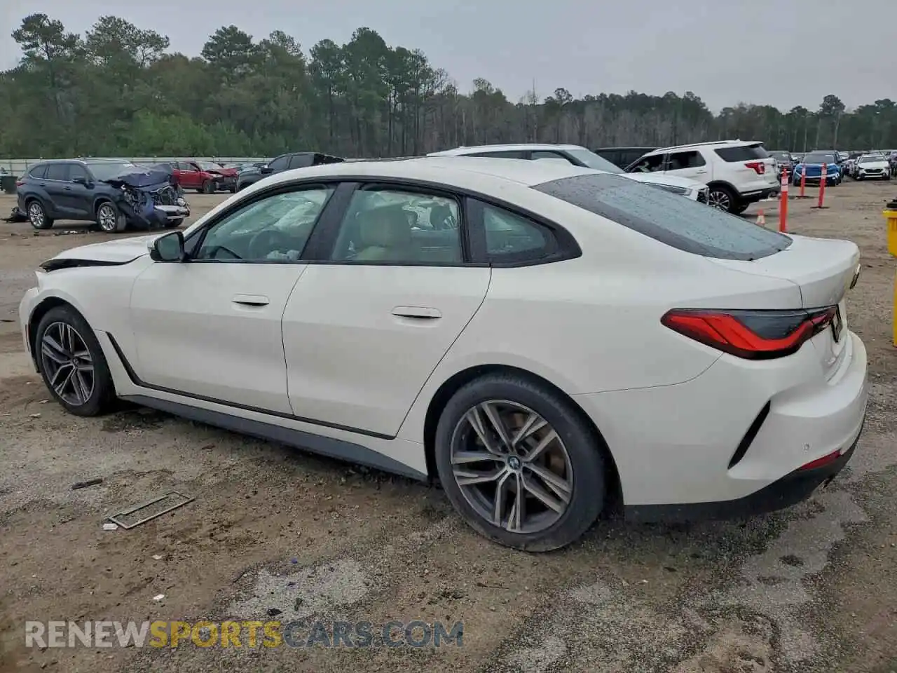 2 Фотография поврежденного автомобиля WBA63AV07NFM05046 BMW 4 SERIES 2022
