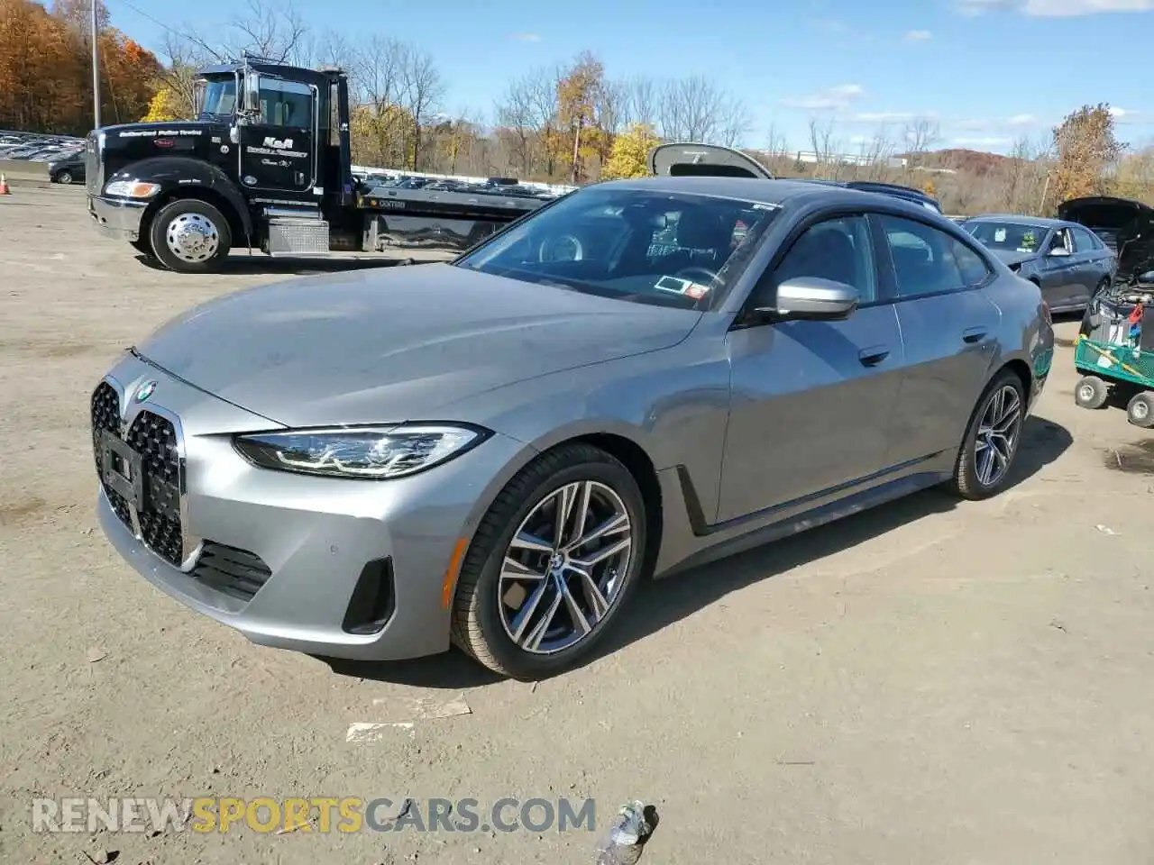 1 Фотография поврежденного автомобиля WBA63AV07NFM09890 BMW 4 SERIES 2022