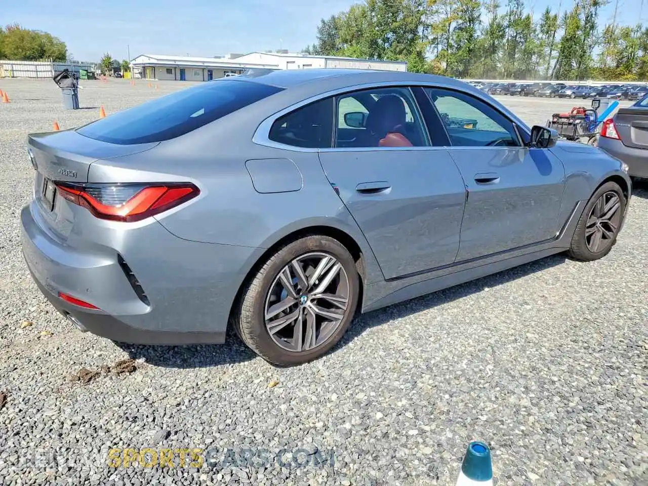 3 fotografías del automóvil dañado WBA63AV07NFM84069 BMW 4 SERIES 2022