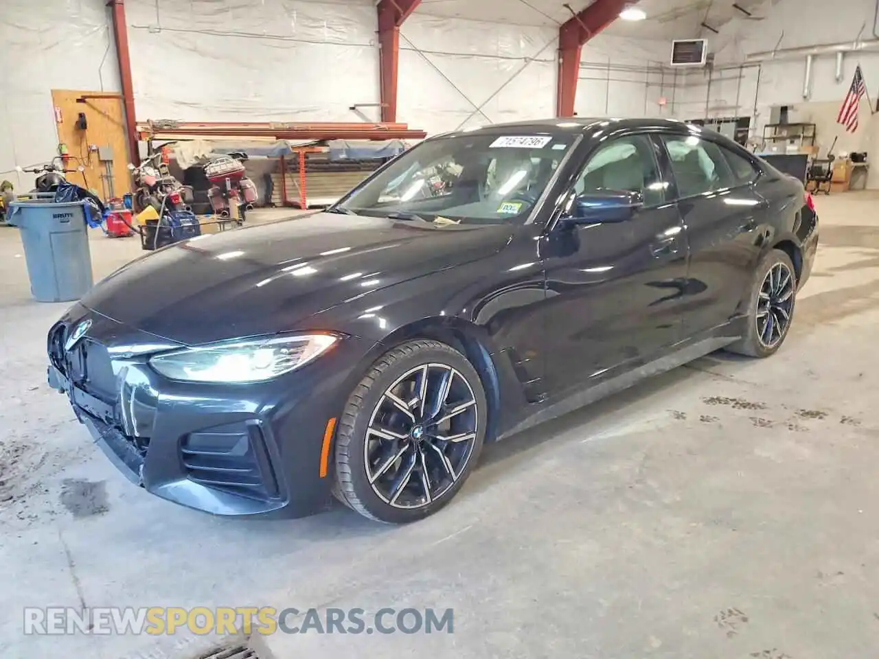 1 Фотография поврежденного автомобиля WBA63AV08NFM08991 BMW 4 SERIES 2022