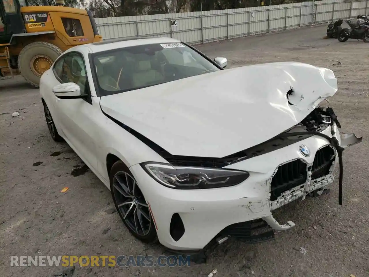 1 Photograph of a damaged car WBA73AP02NCH63211 BMW 4 SERIES 2022