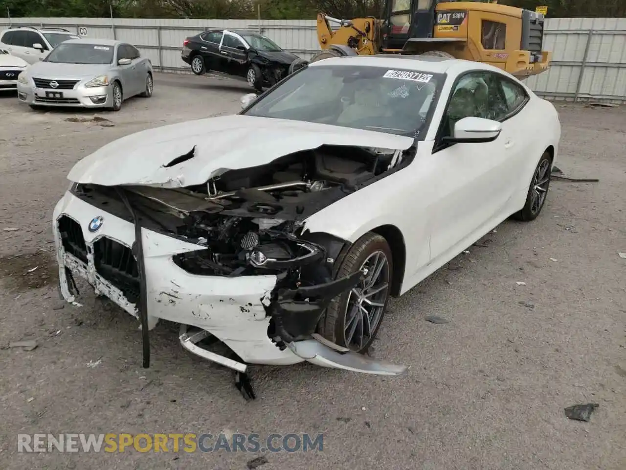 2 Photograph of a damaged car WBA73AP02NCH63211 BMW 4 SERIES 2022