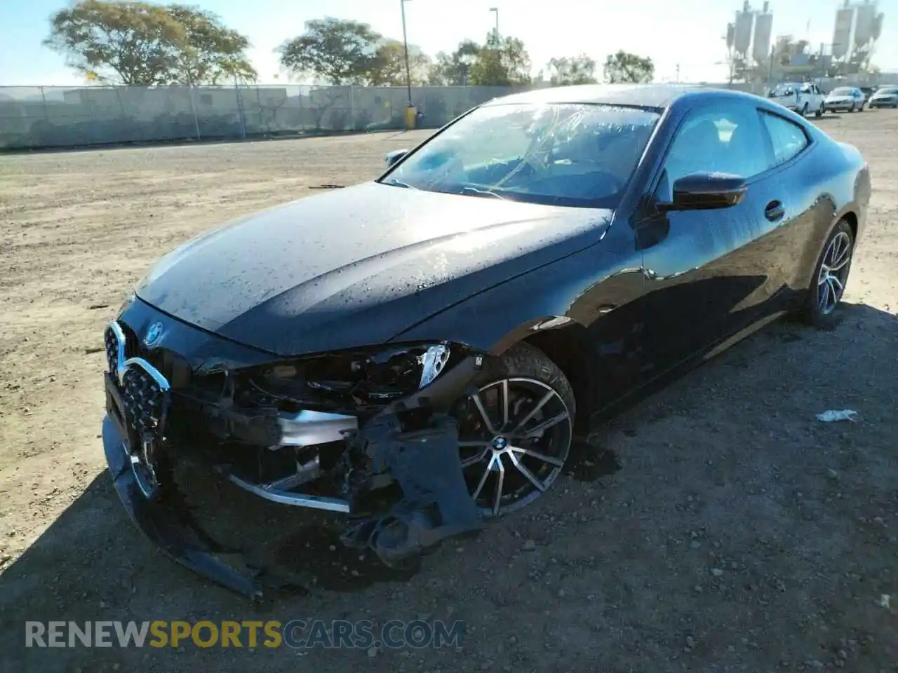 2 Photograph of a damaged car WBA73AP07NCH86127 BMW 4 SERIES 2022