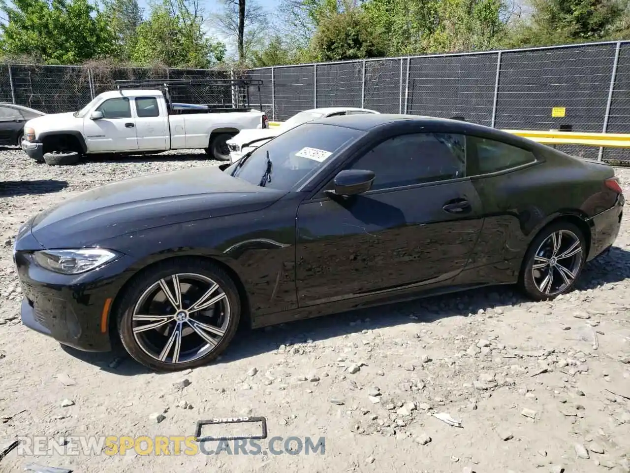 1 Photograph of a damaged car WBA73AP0XNCJ59810 BMW 4 SERIES 2022