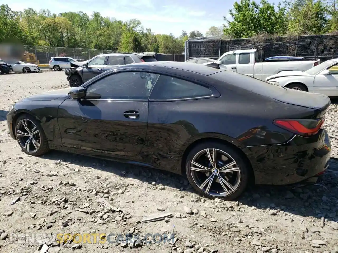 2 Photograph of a damaged car WBA73AP0XNCJ59810 BMW 4 SERIES 2022