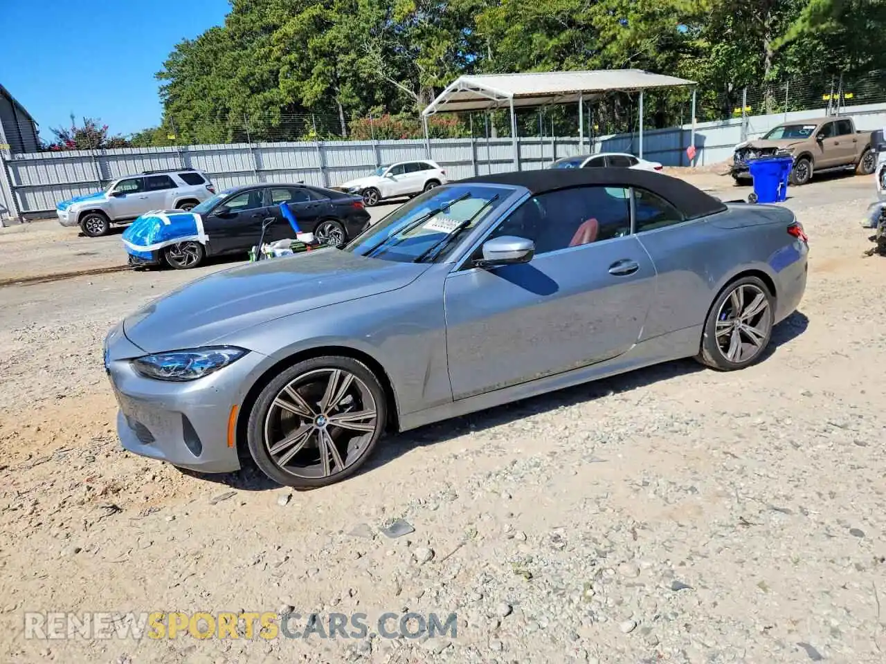 1 Фотография поврежденного автомобиля WBA23AT01PCM62381 BMW 4 SERIES 2023