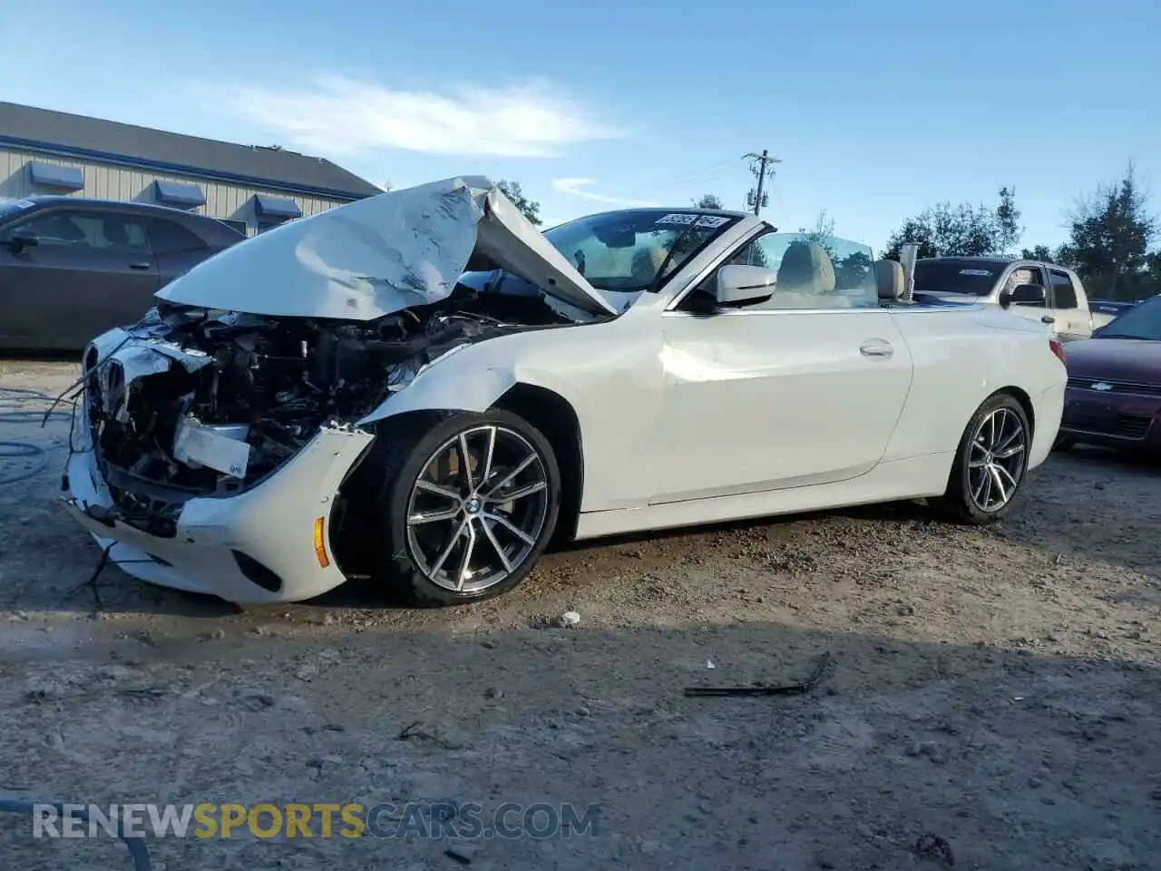 1 Photograph of a damaged car WBA23AT06PCM49500 BMW 4 SERIES 2023