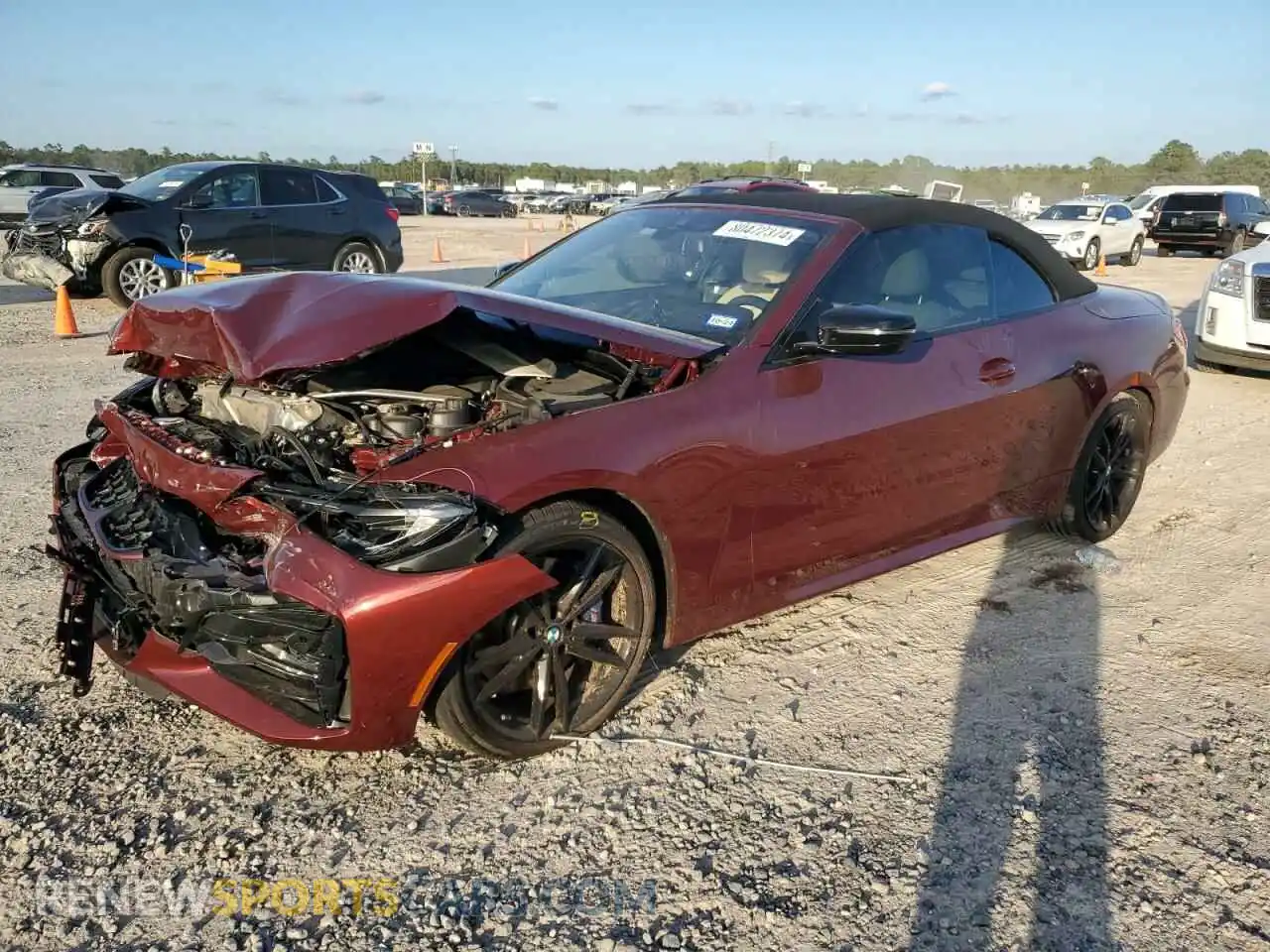 1 Photograph of a damaged car WBA43AT01PCL16667 BMW 4 SERIES 2023