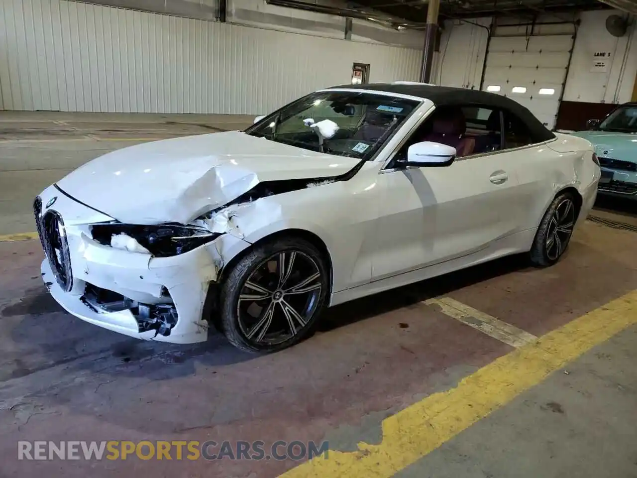 1 fotografías del automóvil dañado WBA43AT03PCL32501 BMW 4 SERIES 2023