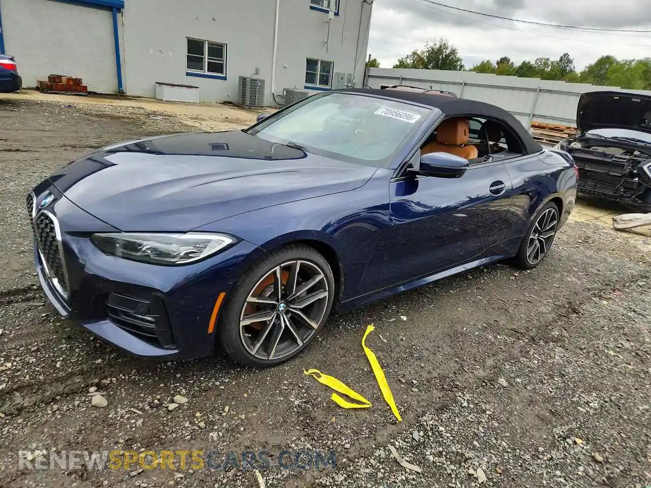 1 fotografías del automóvil dañado WBA43AT04PCM54526 BMW 4 SERIES 2023