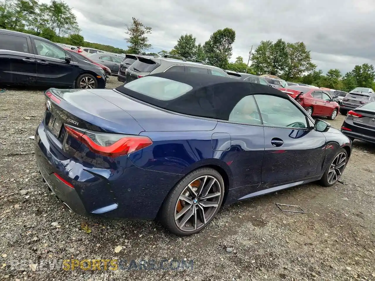 3 fotografías del automóvil dañado WBA43AT04PCM54526 BMW 4 SERIES 2023