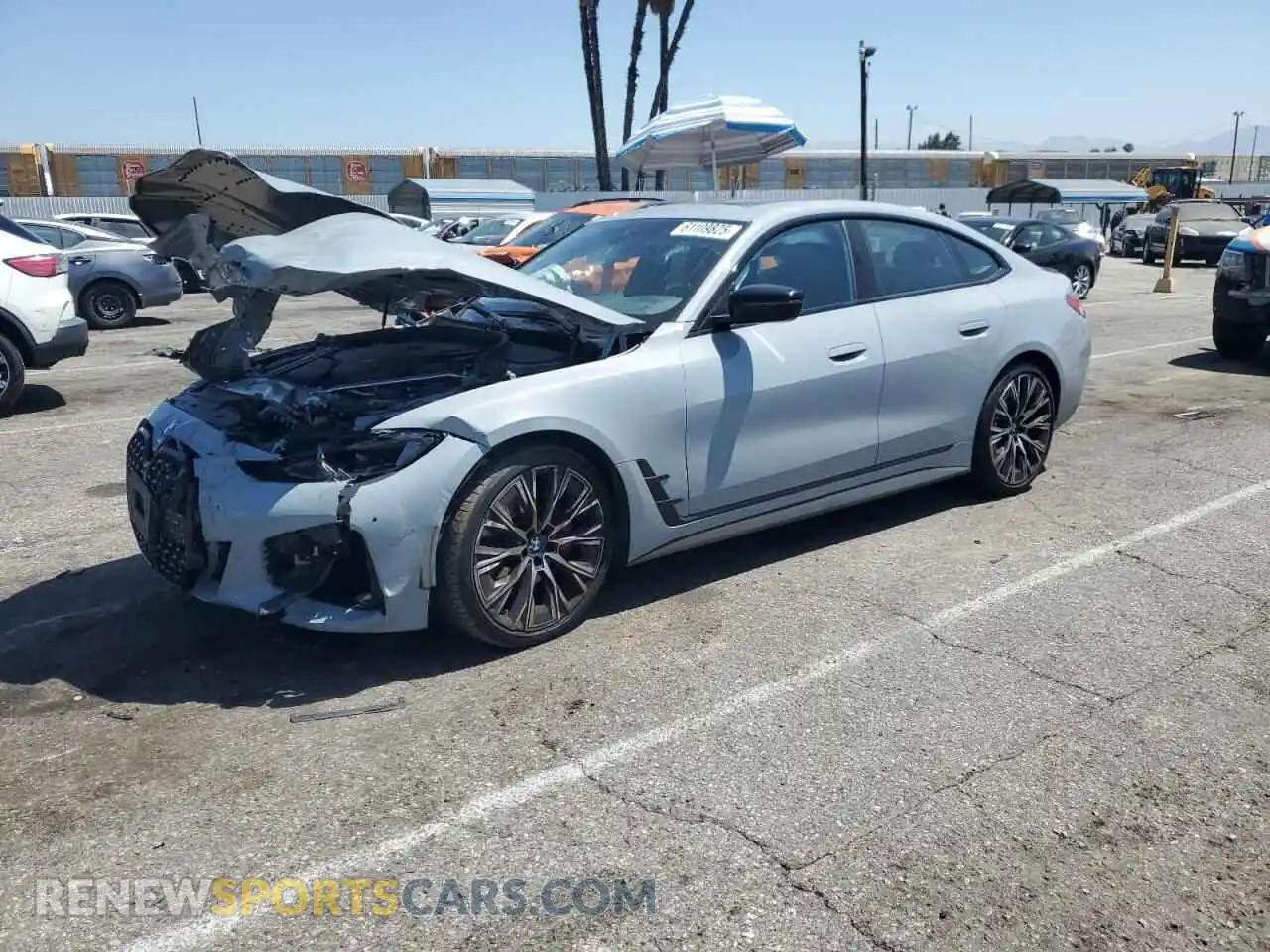 1 Photograph of a damaged car WBA63AV01PFP44761 BMW 4 SERIES 2023
