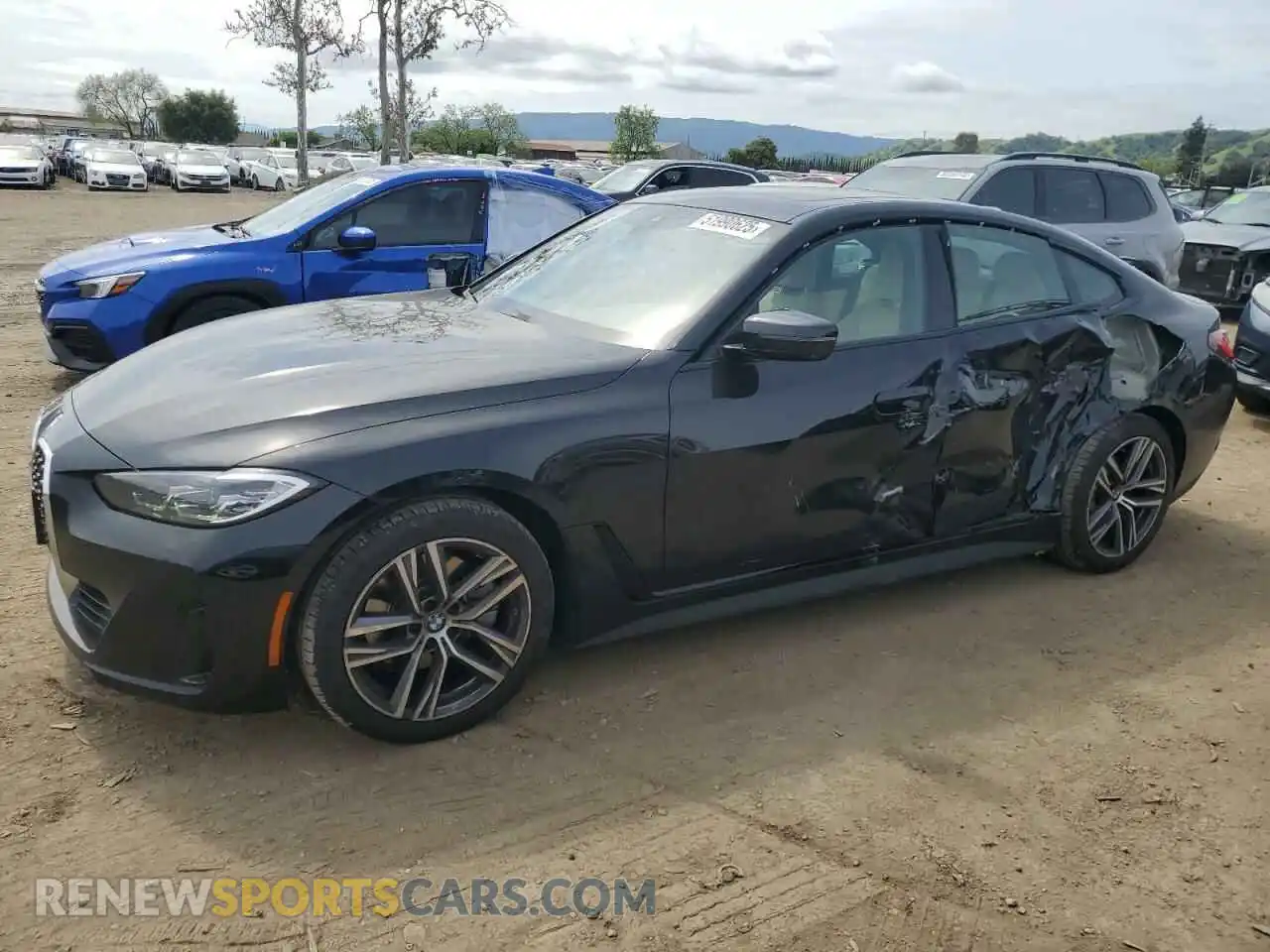 1 fotografías del automóvil dañado WBA63AV07PFP51231 BMW 4 SERIES 2023