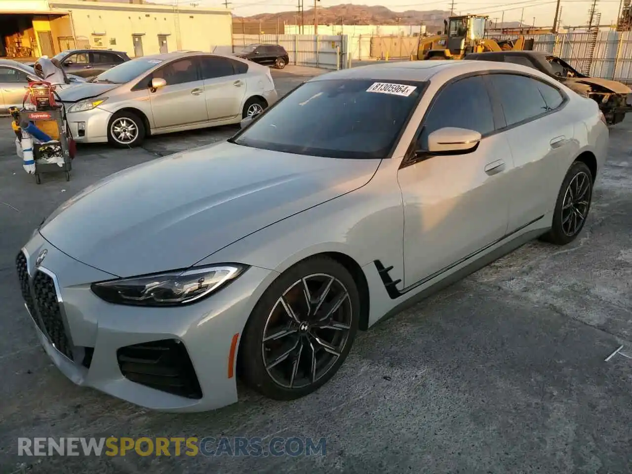 1 Photograph of a damaged car WBA63AV0XPFN85416 BMW 4 SERIES 2023