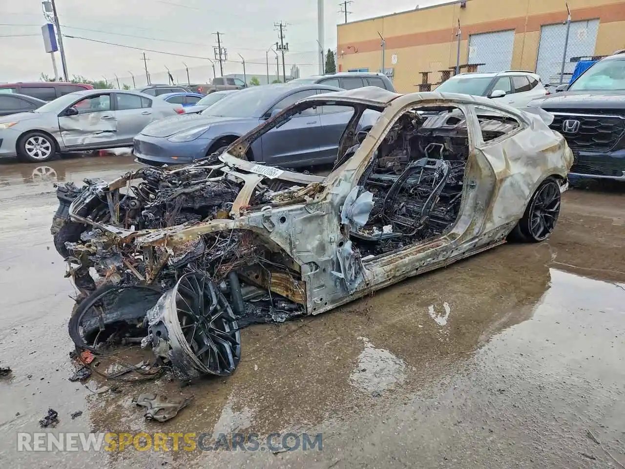 1 Photograph of a damaged car WBA73AP05PCL30854 BMW 4 SERIES 2023