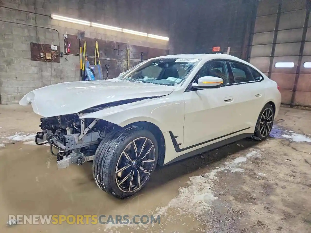 1 Photograph of a damaged car WBA73AV00PFM91923 BMW 4 SERIES 2023