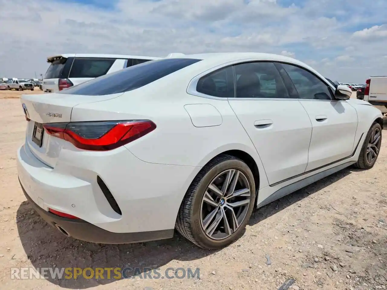 3 fotografías del automóvil dañado WBA73AV01PFP35529 BMW 4 SERIES 2023
