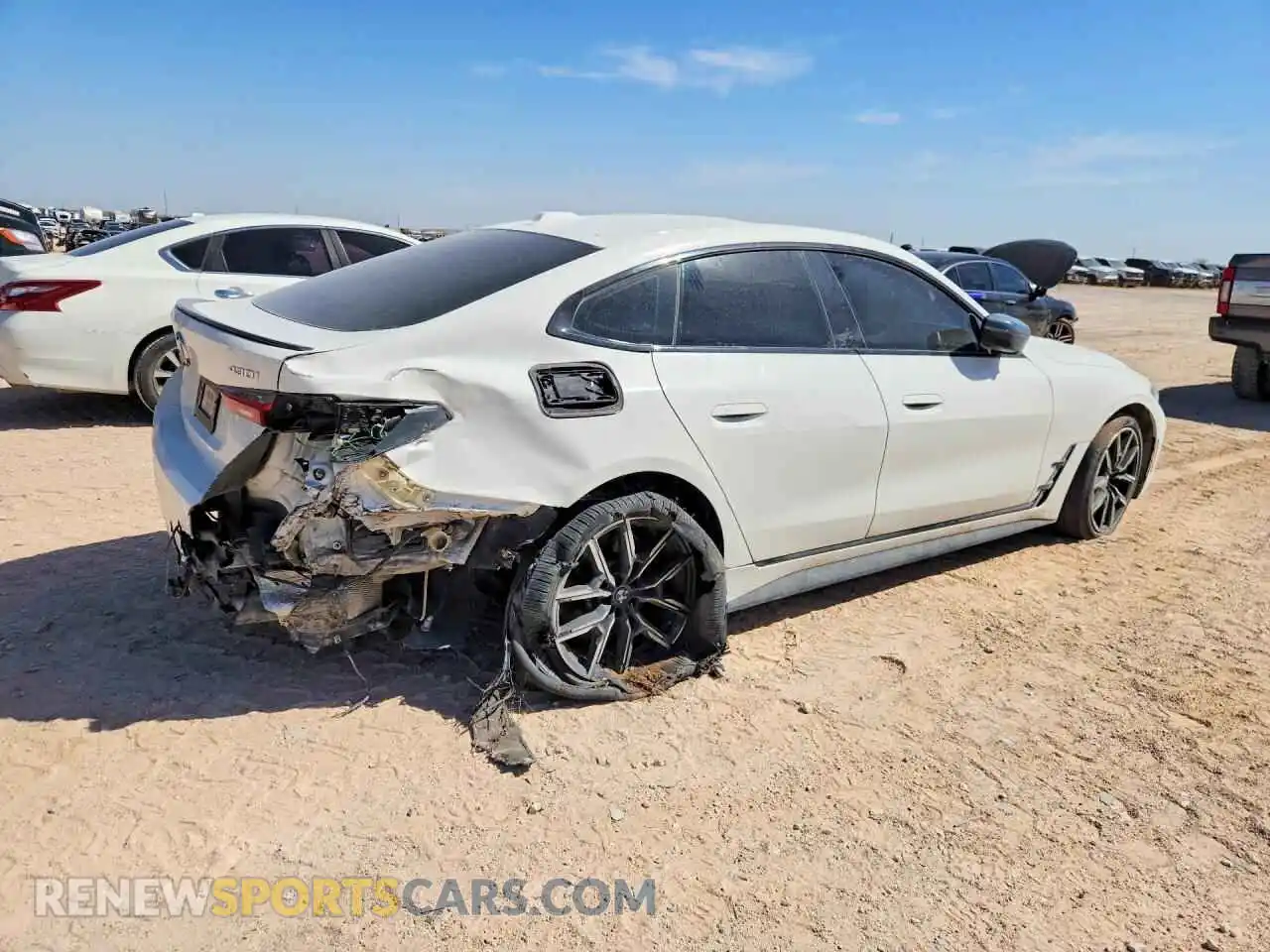 3 Фотография поврежденного автомобиля WBA73AV05PFP14568 BMW 4 SERIES 2023