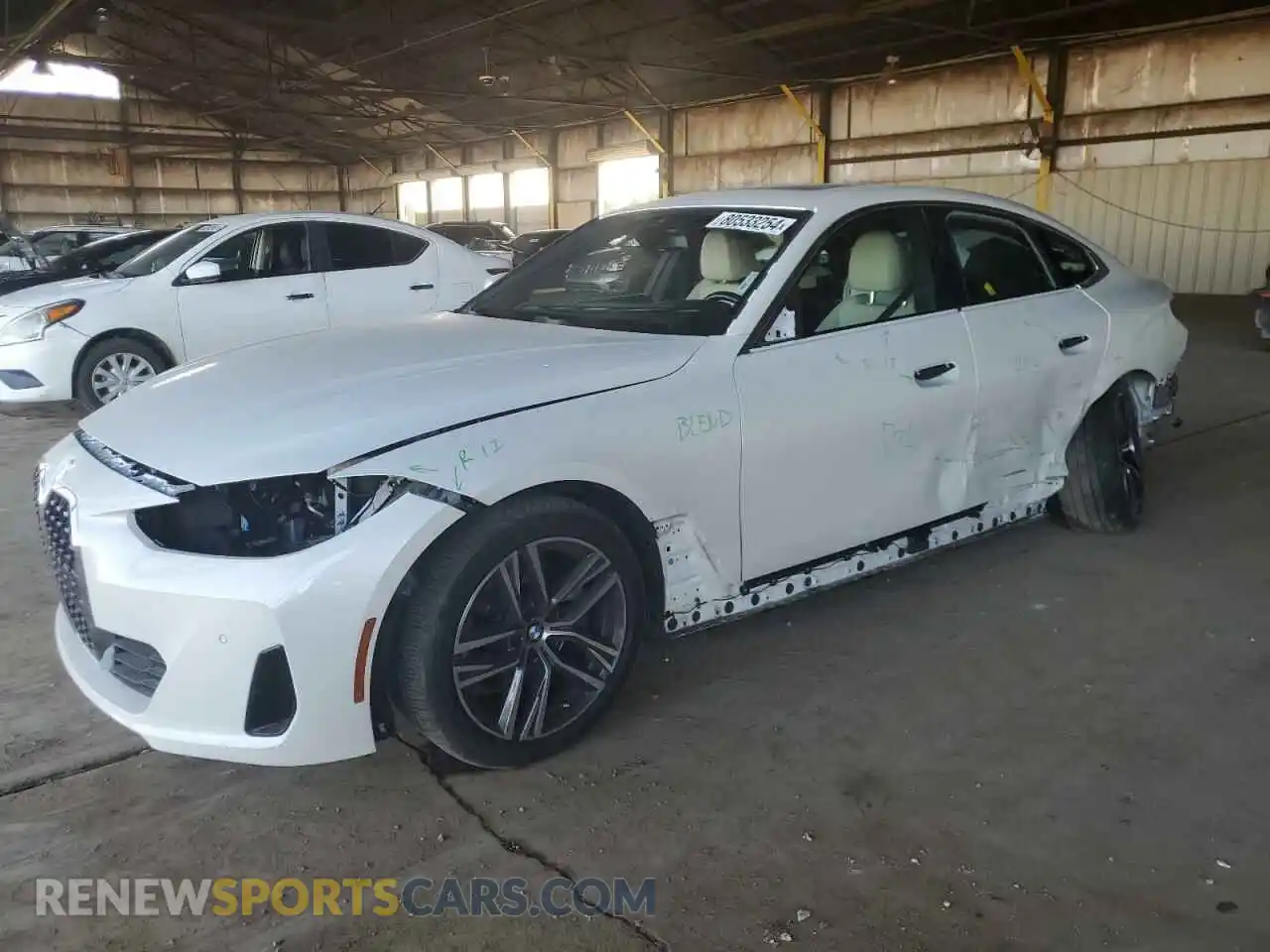1 Photograph of a damaged car WBA73AV06PFN88754 BMW 4 SERIES 2023