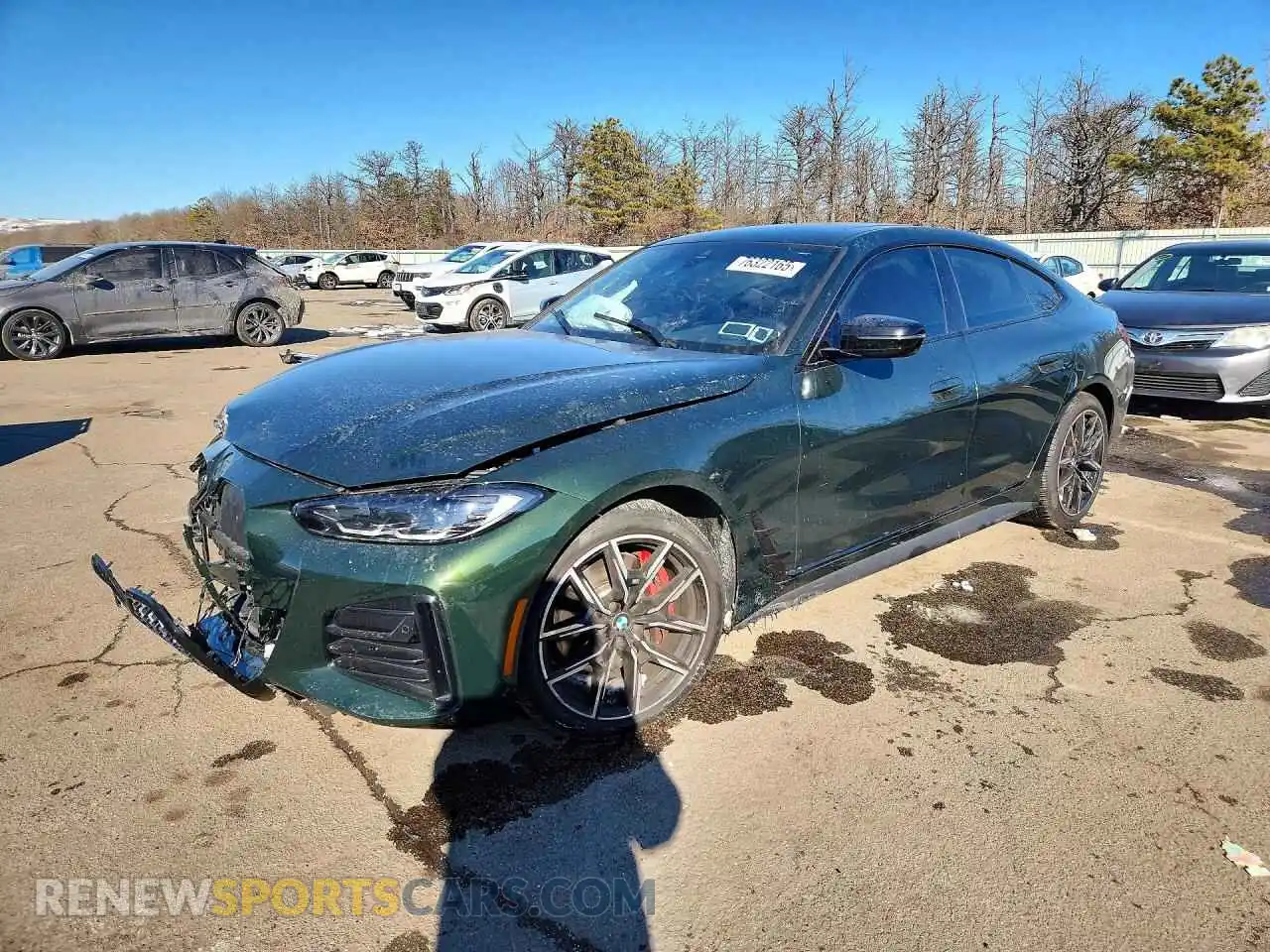 1 Photograph of a damaged car WBA73AV09PFN92782 BMW 4 SERIES 2023
